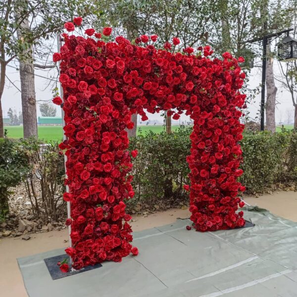 Red Flower Arch 3D